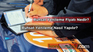 Ruhsat Yenileme İşlemi Nasıl Yapılır?