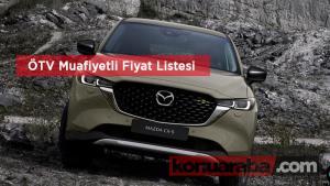 Mazda Engelli Araç Fiyatları ( Ötv Muafiyetli Fiyat Listesi )