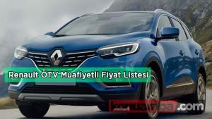 Renault Engelli Araç Fiyatları (ÖTV Muafiyetli Fiyat Listesi)