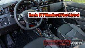 Dacia Engelli Araç Fiyatları ( ÖTV Muafiyetli Fiyat Listesi )